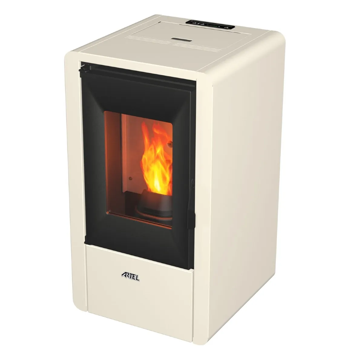 Nina 7kW White Wood Pellet Stove - Image 2