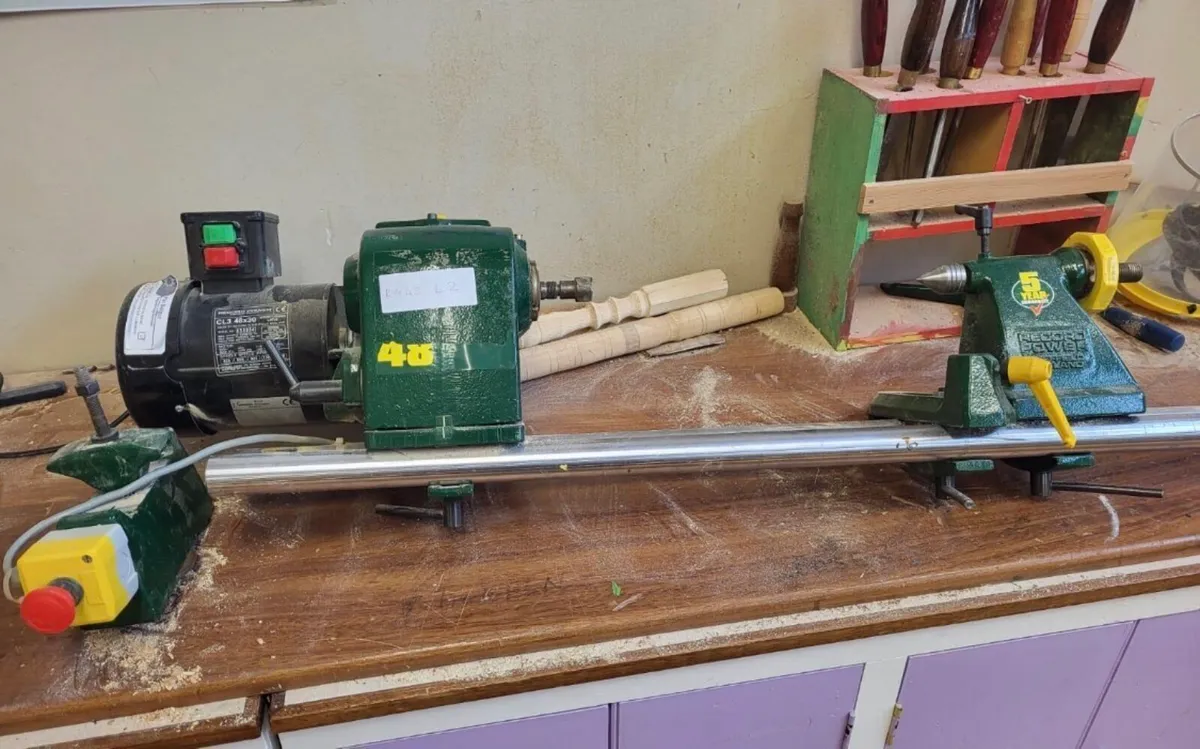 Ex school benchtop lathes - Image 4