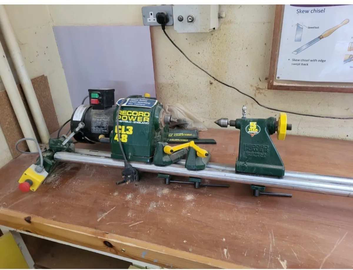Ex school benchtop lathes - Image 1