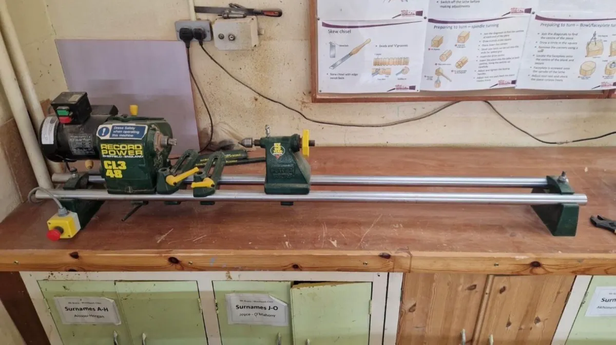 Ex school benchtop lathes - Image 2