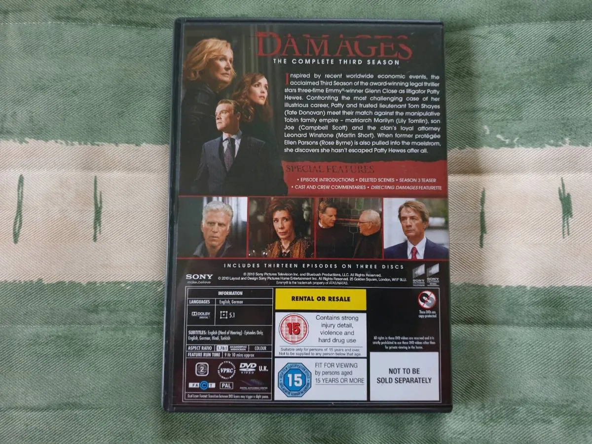 Damages The Complete Season 3 Third Series DVD - Image 2