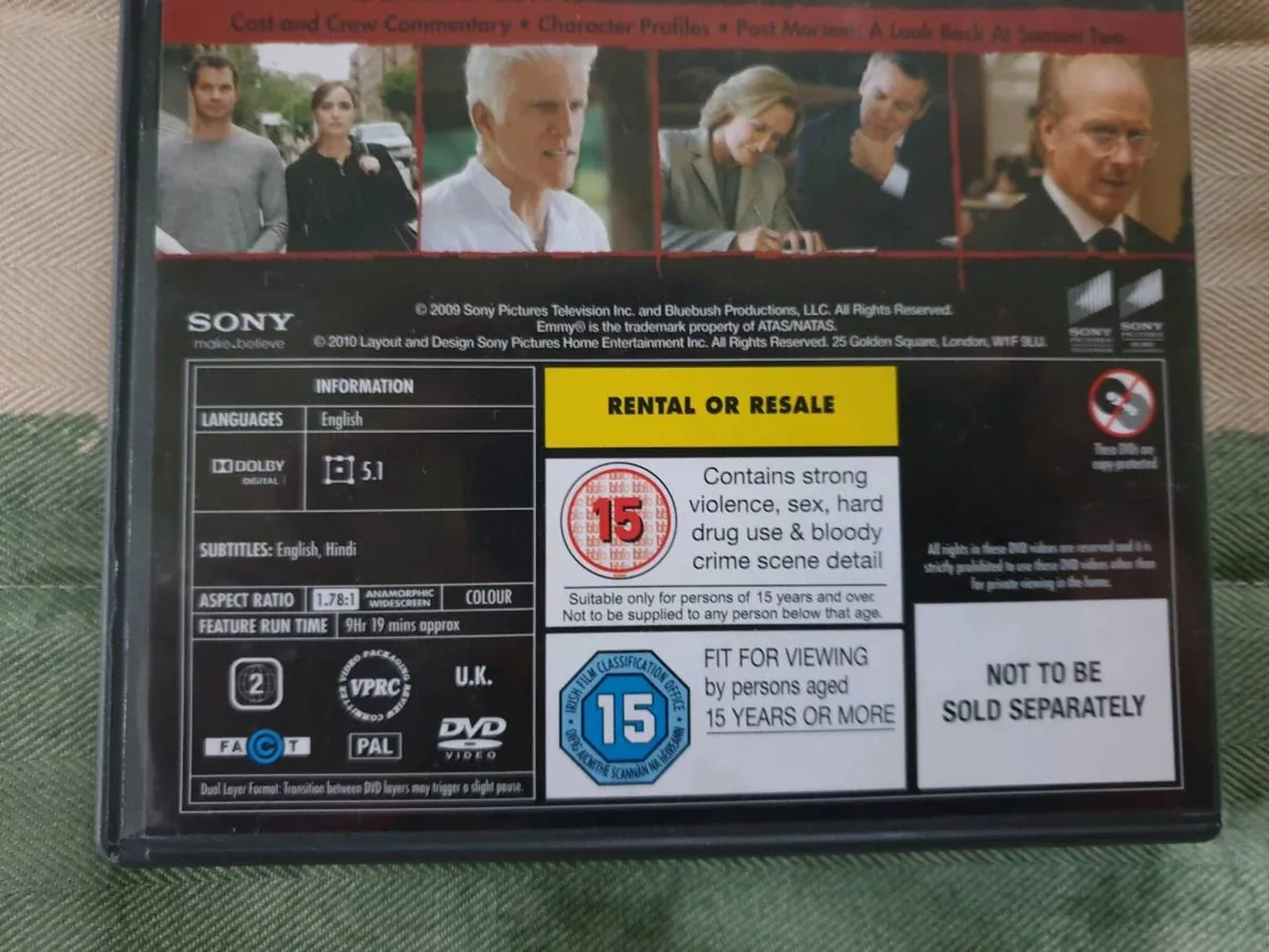 Damages The Complete Season 2 Series Second DVD - Image 3
