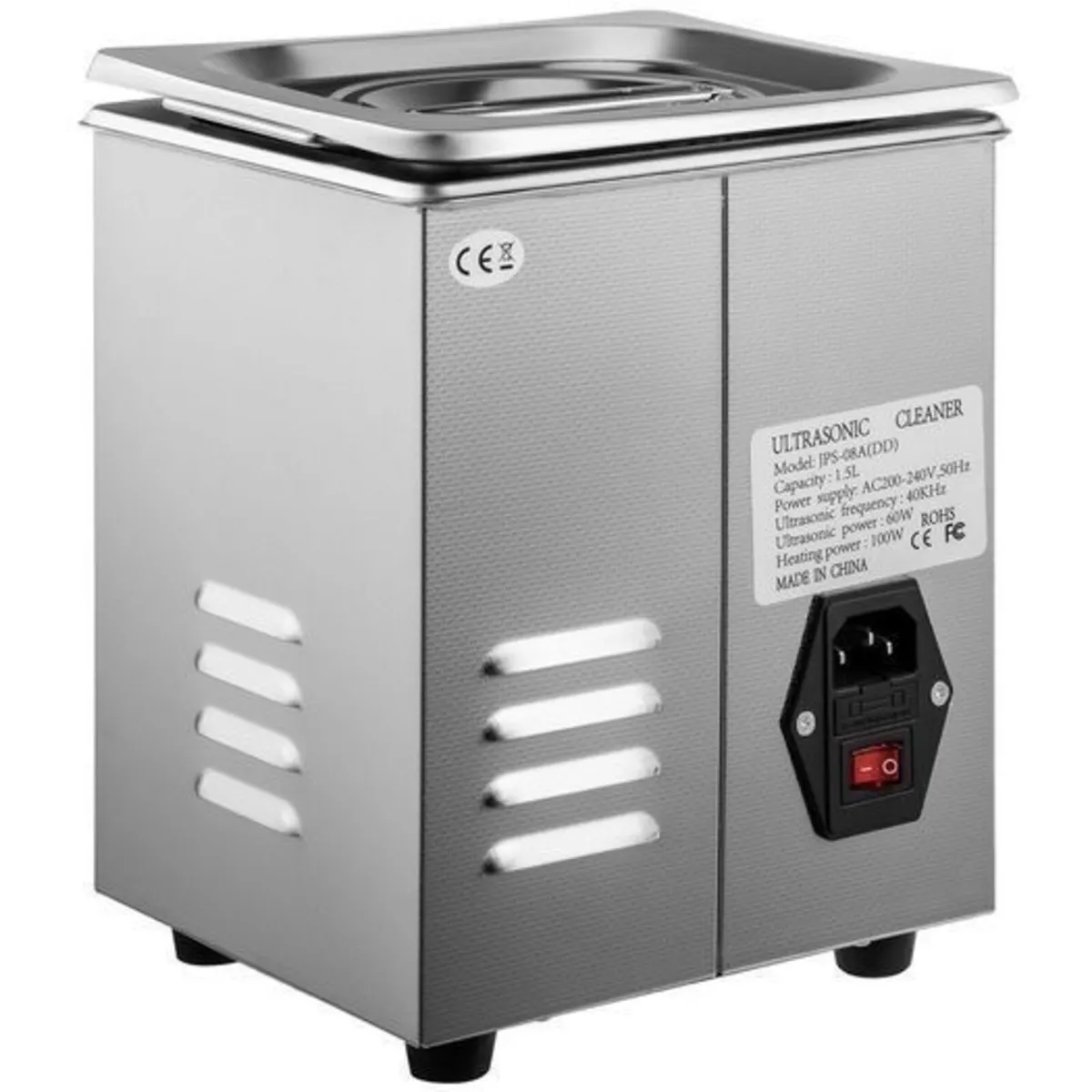 Ultrasonic Cleaner 2L Compact Cleaning Tank - Image 4