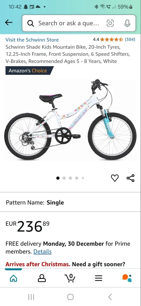 Girls bike - Image 1