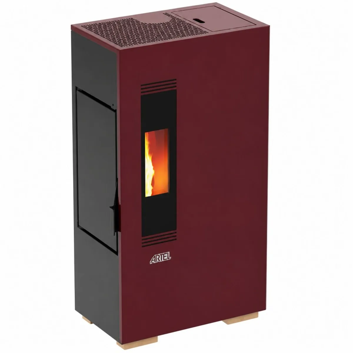 Mini 5 Bordeaux Wood Pellet Stove - Image 1