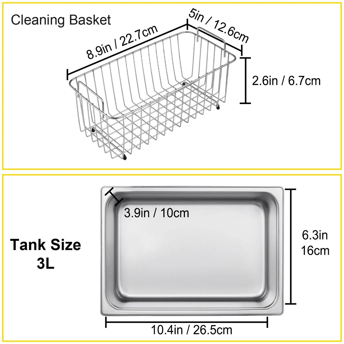 Ultrasonic Cleaner 3L Jewellery Cleaning Tank - Image 4
