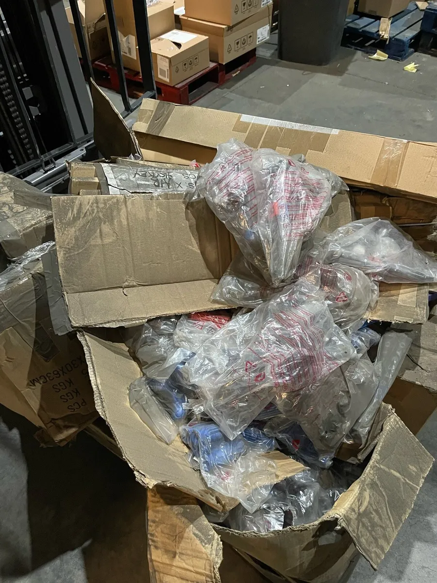 Assortment of hockey table parts