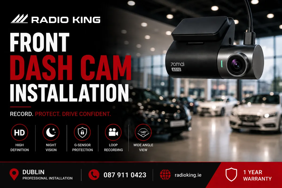 Front Dash Cam Installation Dublin