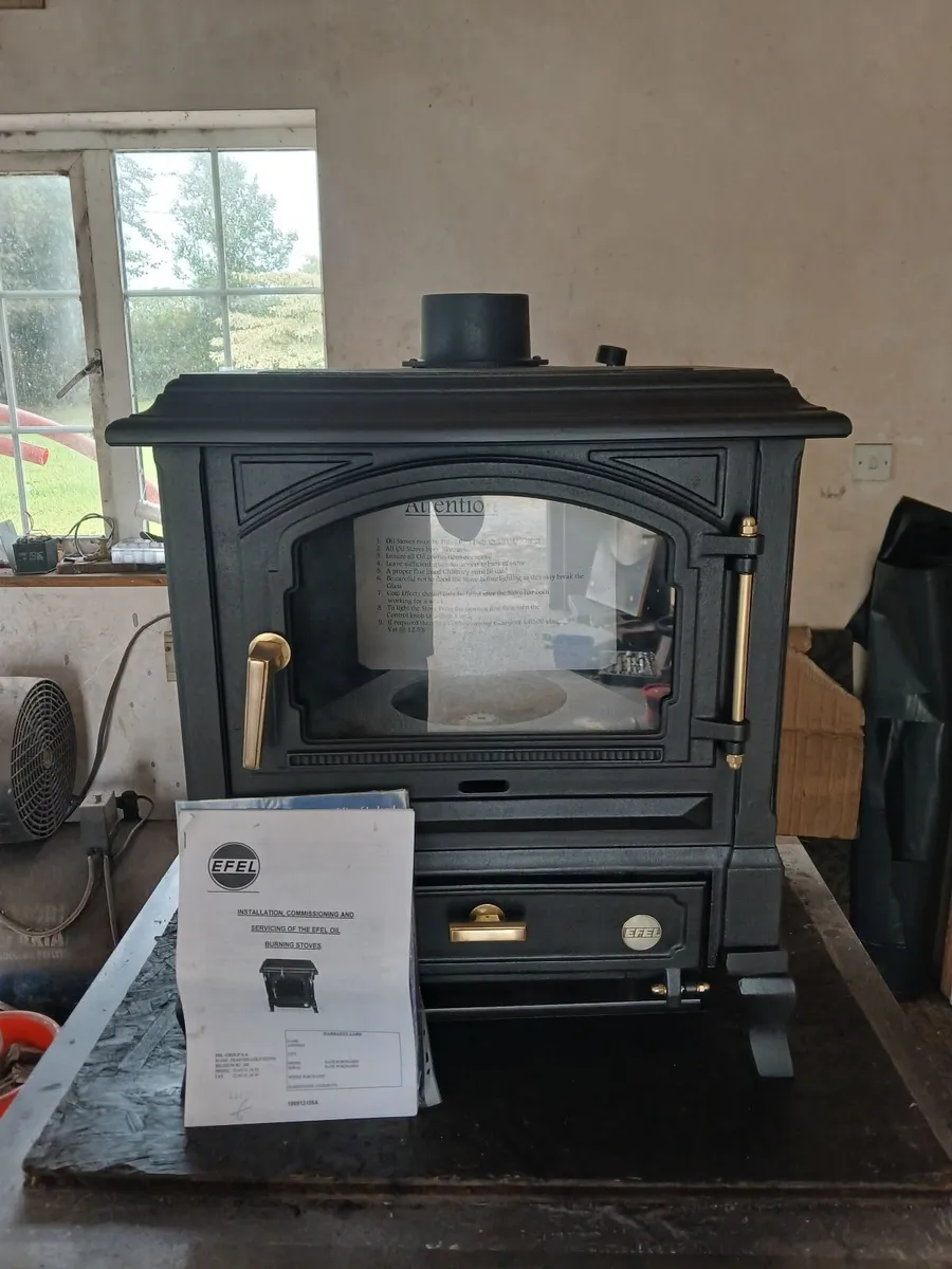 Nestor Martin/Efel 9 kw oil stove immaculate condi - Image 2