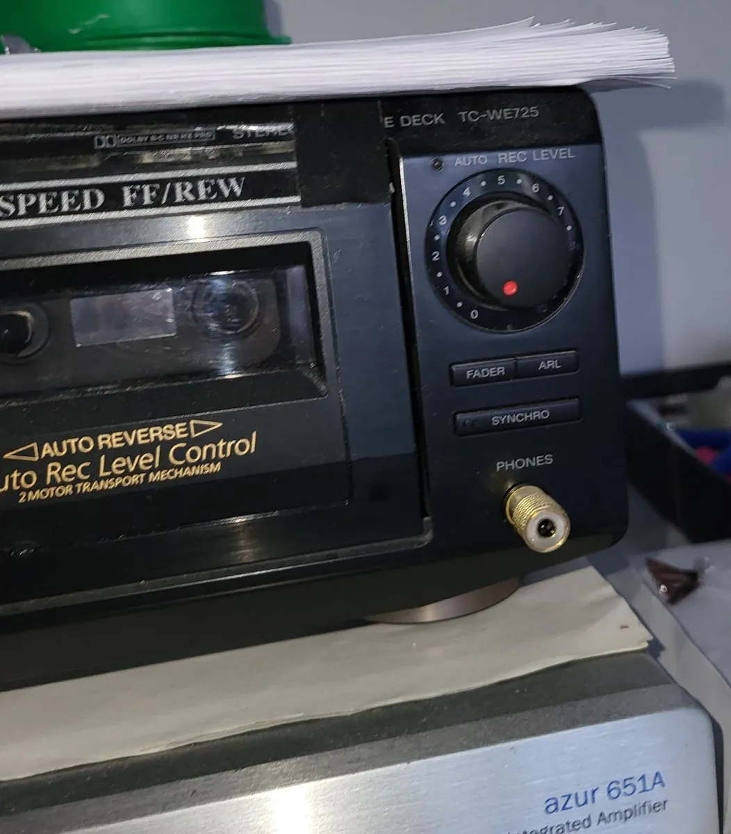 Sony Tc-We725cassette rec. 2 c c Free - Image 3