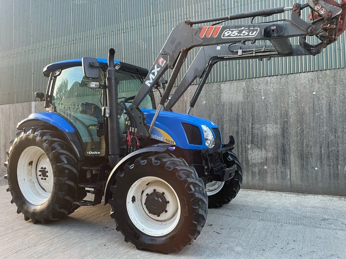 New Holland T6020 with loader - Image 1