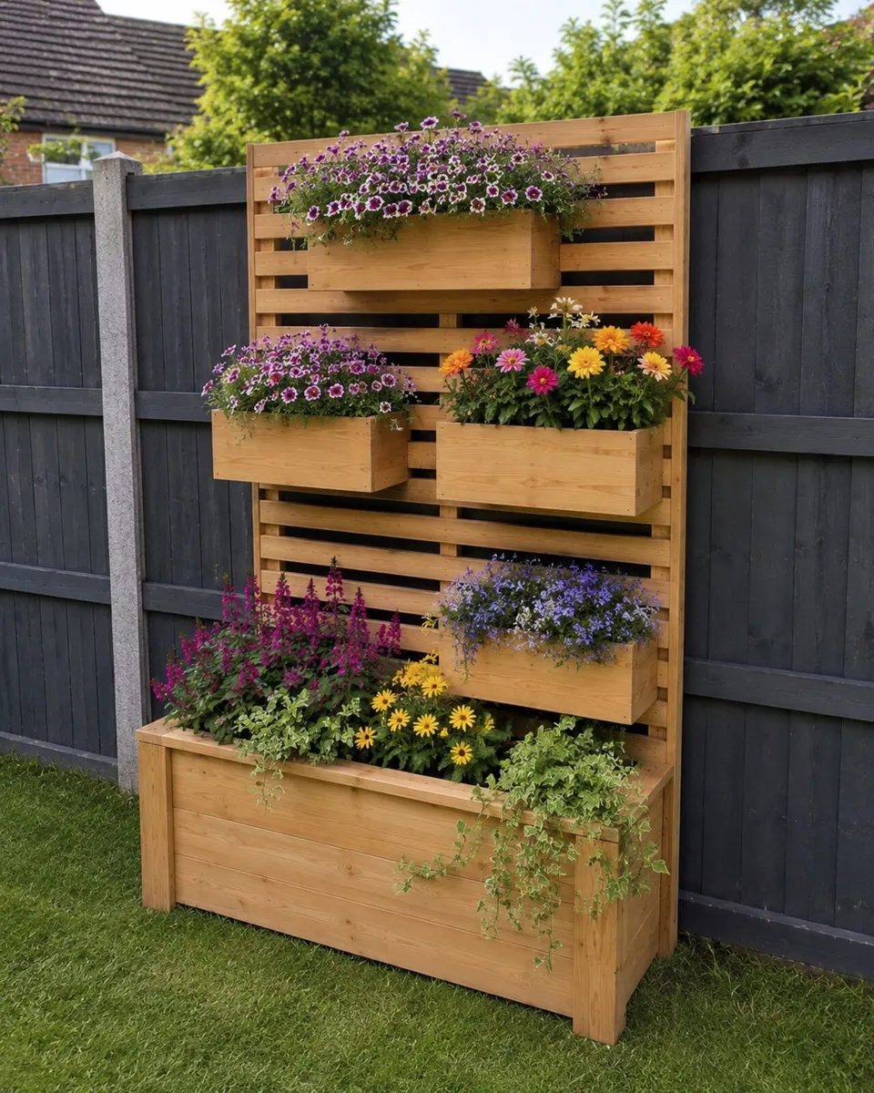 Vertical Garden Planter - Solar Illuminated Option - Image 3