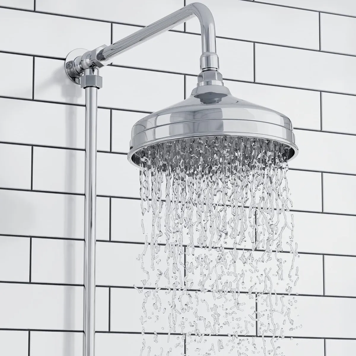 Downton Thermostatic 2 Outlet Shower System - Image 3