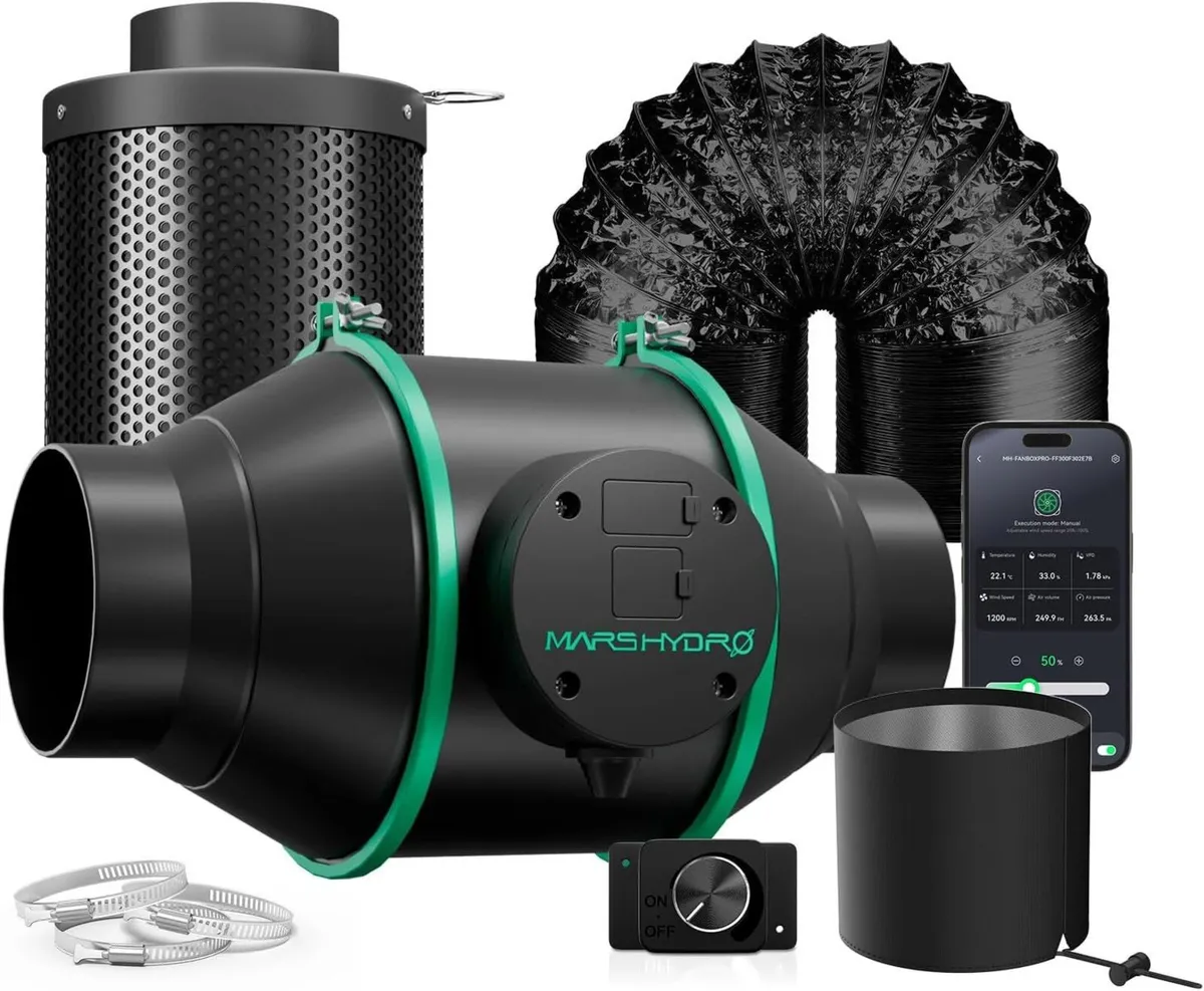 Inline Fan Carbon Filter Ducting Kit - Image 1