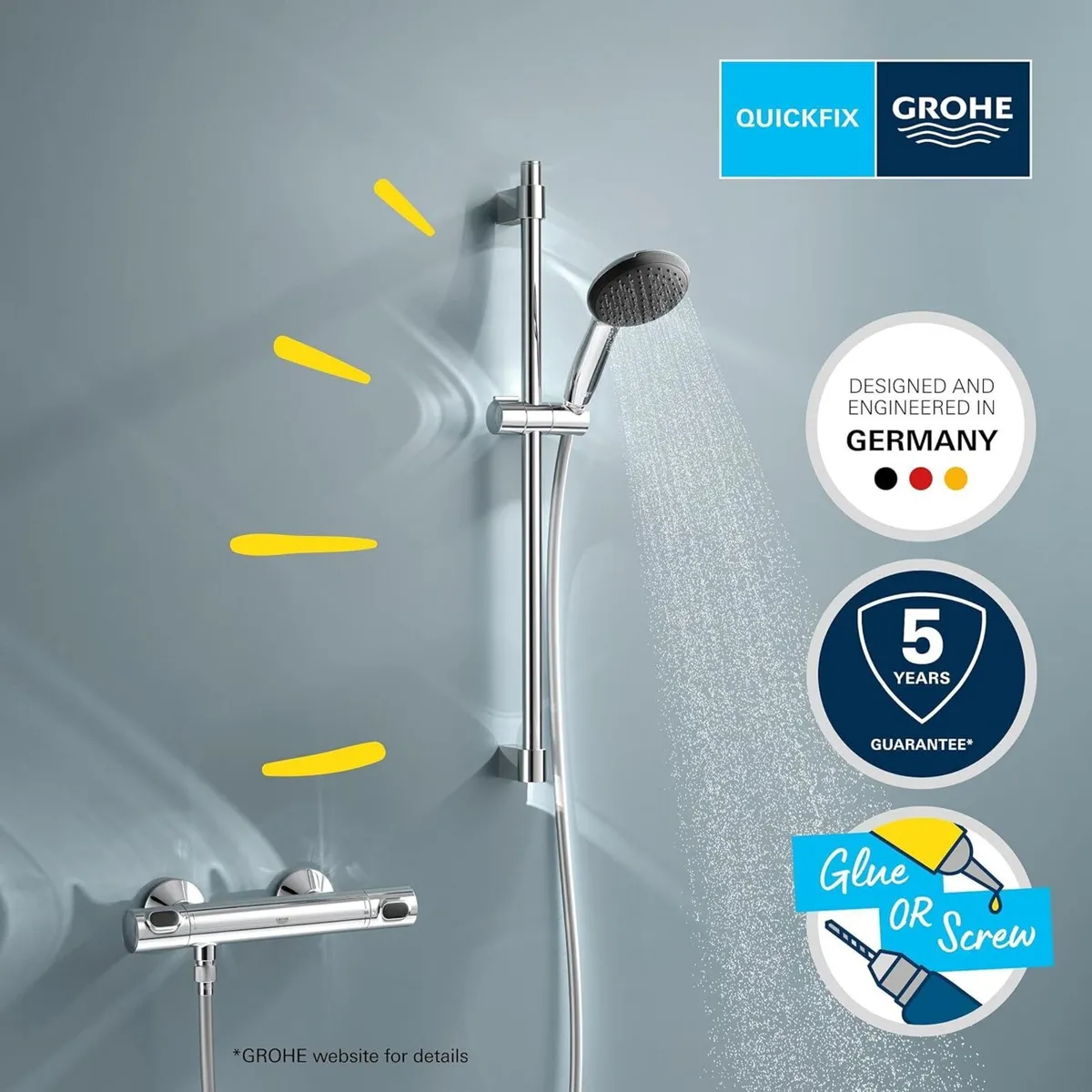 Precision Flow Exposed Thermostatic Shower Set - Image 2
