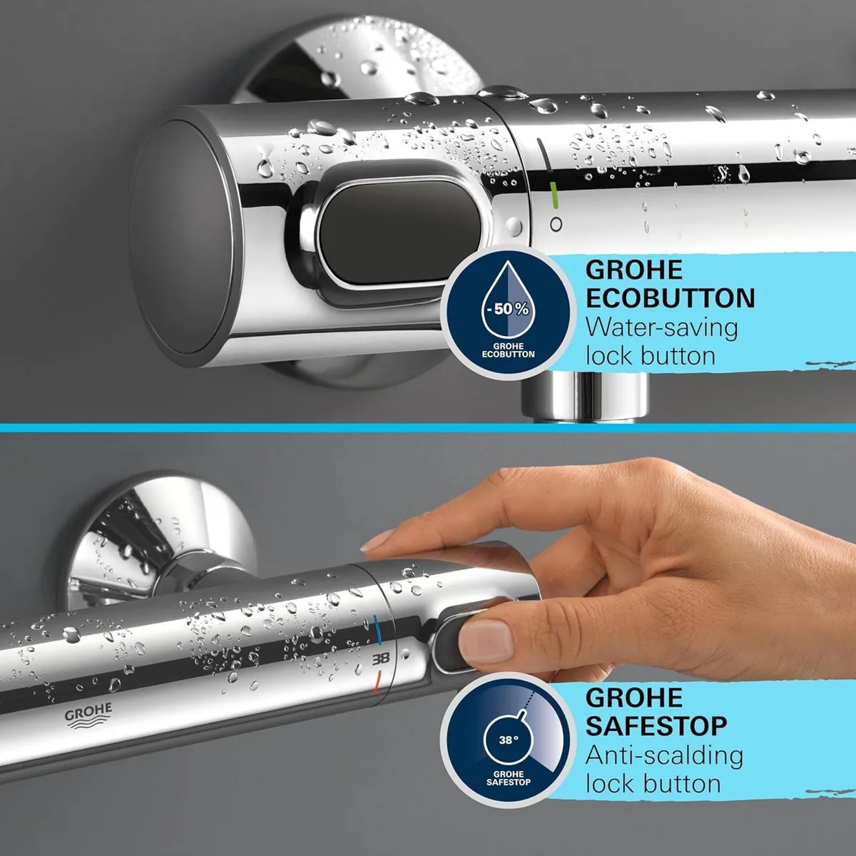 Precision Flow Exposed Thermostatic Shower Set - Image 4