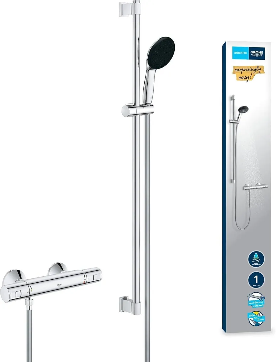 Precision Start Exposed Thermostat Shower Set - Image 1