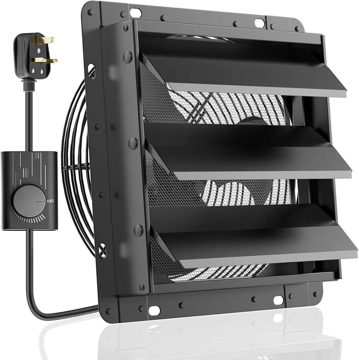 250MM Shutter Exhaust Fan with Speed Controller - Image 1