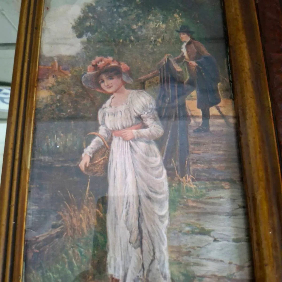 Early 20th Century Triptych Mirror - Image 4