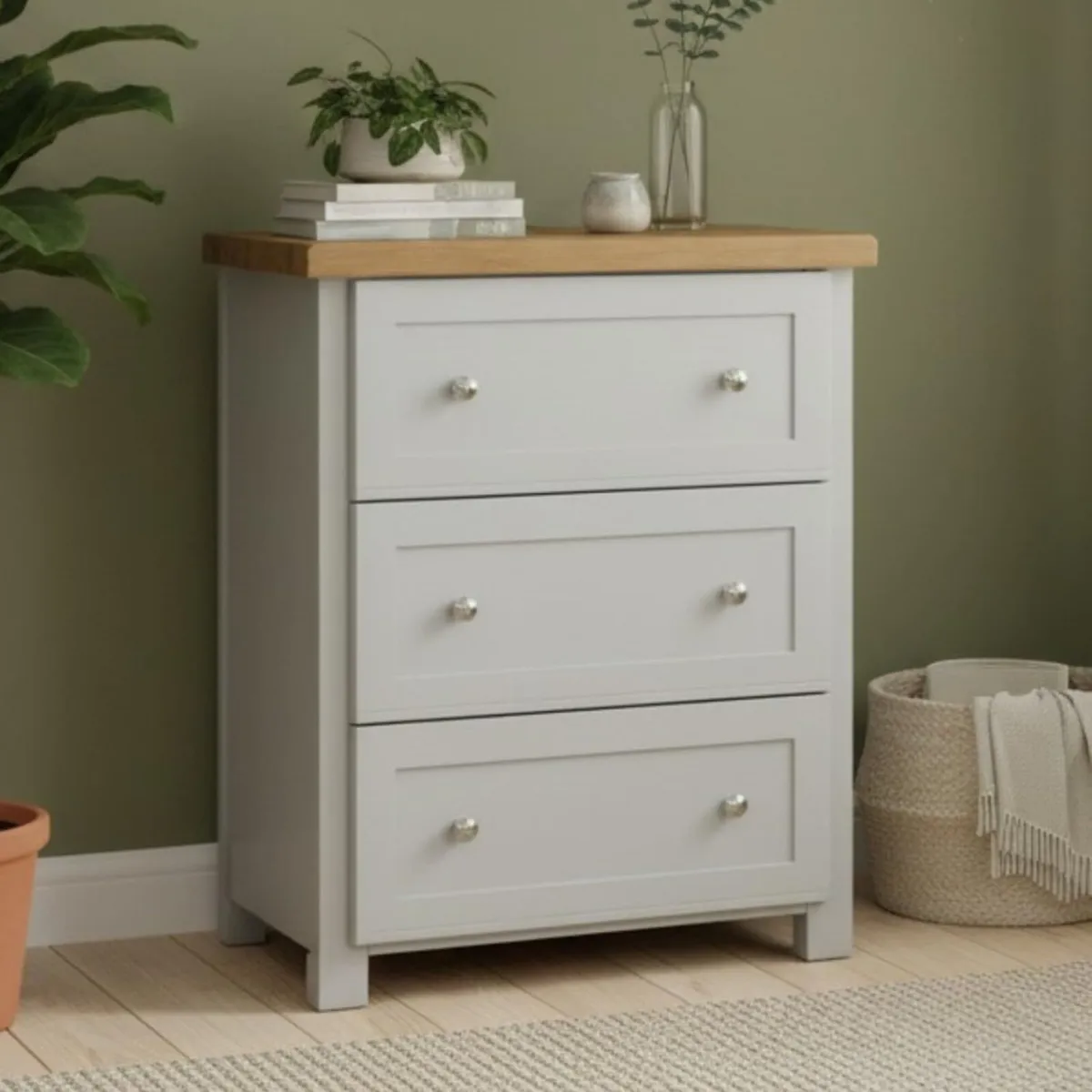 Furniture Chest with 3 Drawers Cashmere 3 Drawer - Image 1