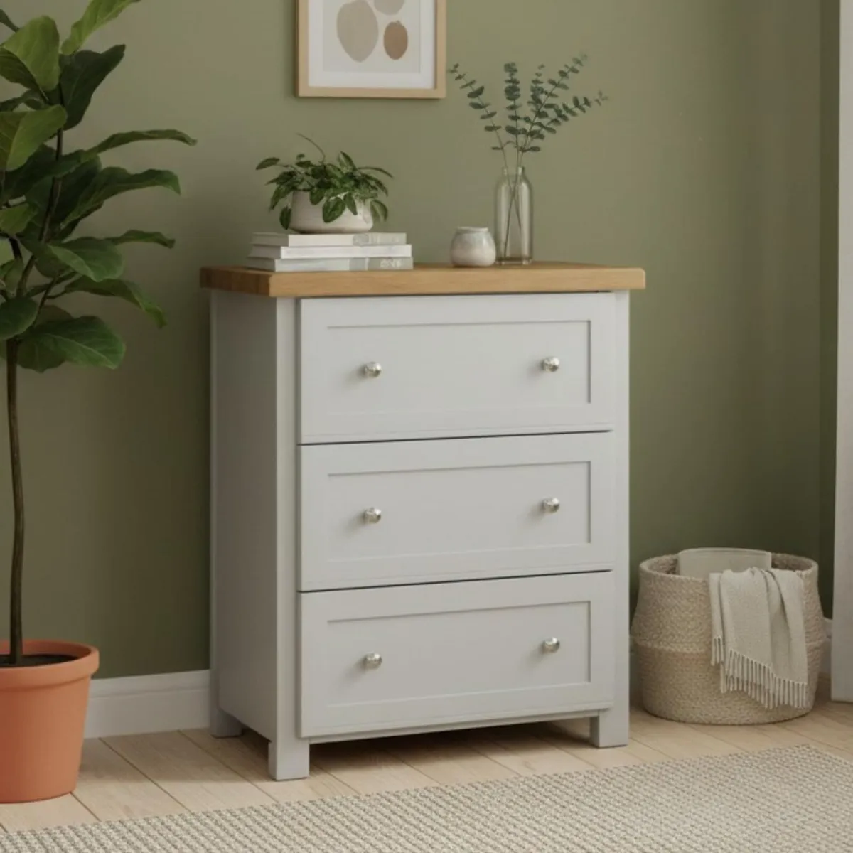 Furniture Chest with 3 Drawers Cashmere 3 Drawer - Image 4