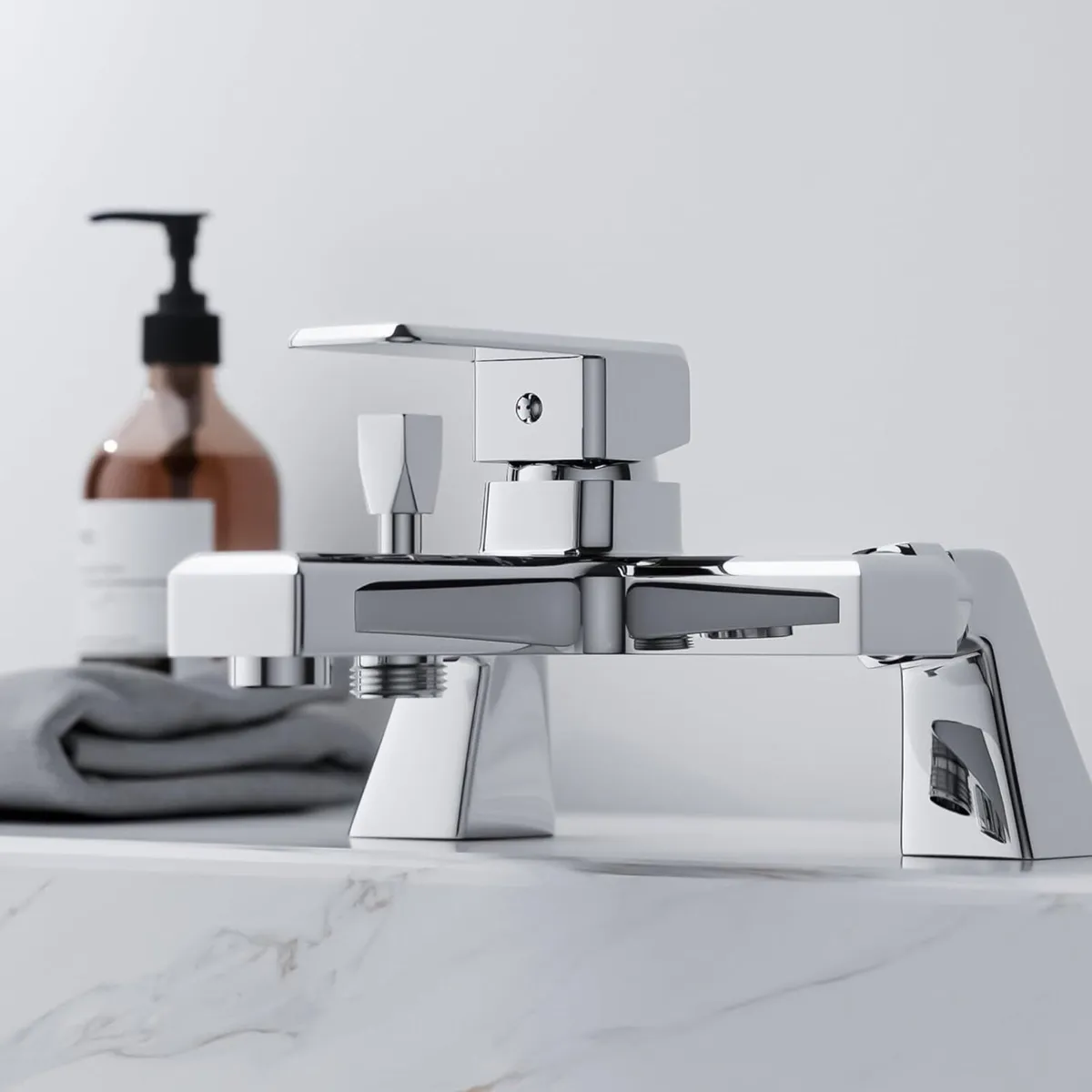 Bath Shower Mixer Tap Single Lever Bathtub - Image 2