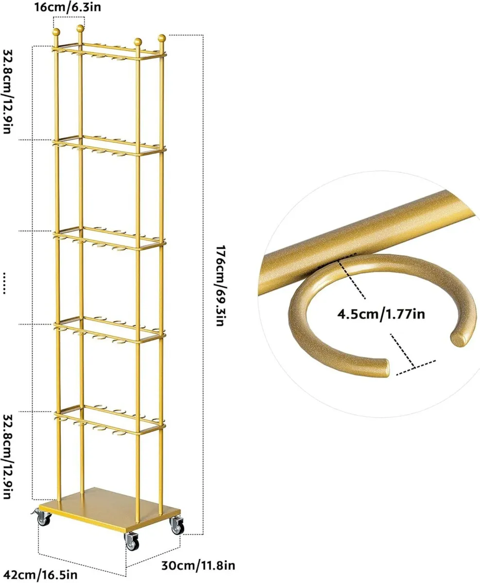 Champagne Drinks Tower Removable 5 Tier 40 - Image 3
