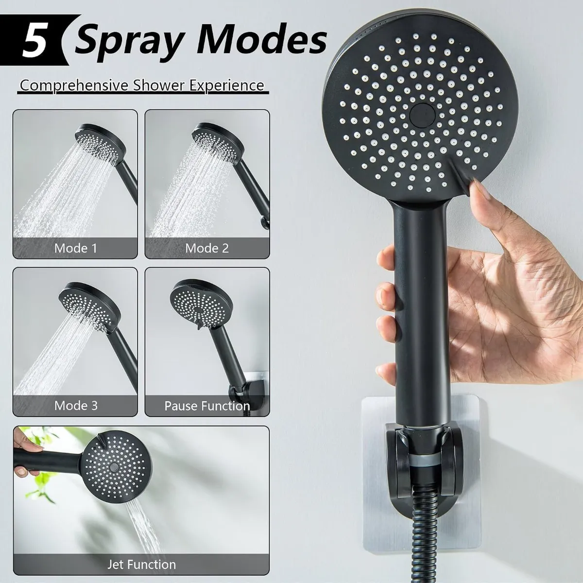 Mixer Tap with Shower Single Lever Tub Taps - Image 4