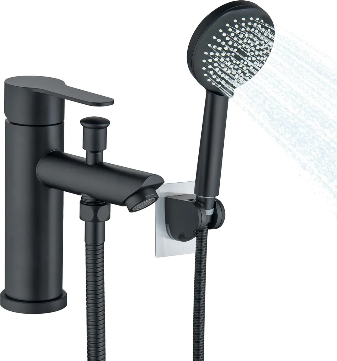 Mixer Tap with Shower Single Lever Tub Taps - Image 1