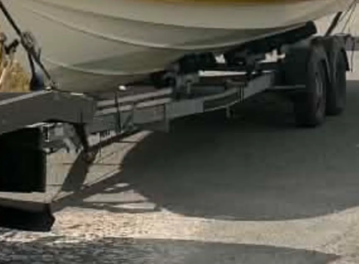 Twin axel boat trailer - Image 1
