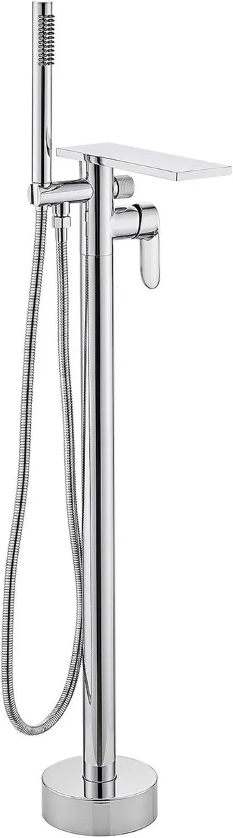 Free Standing Tub Taps Floor Mount Freestanding - Image 1