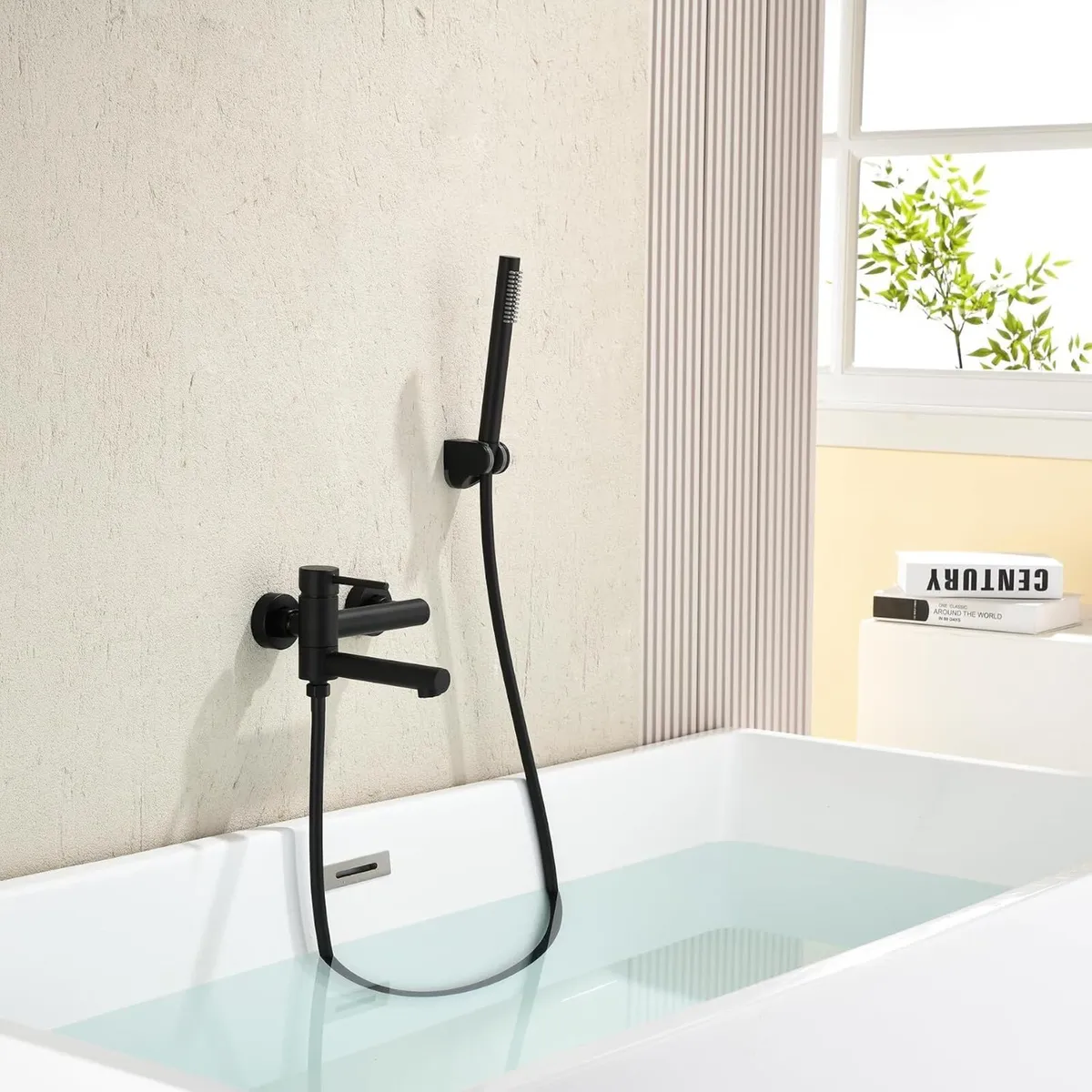 Wall Mounted Bath Shower Mixer Tap for Exposed - Image 4