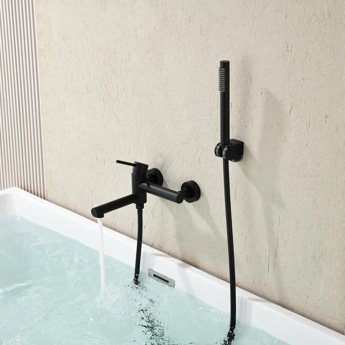 Wall Mounted Bath Shower Mixer Tap for Exposed - Image 2