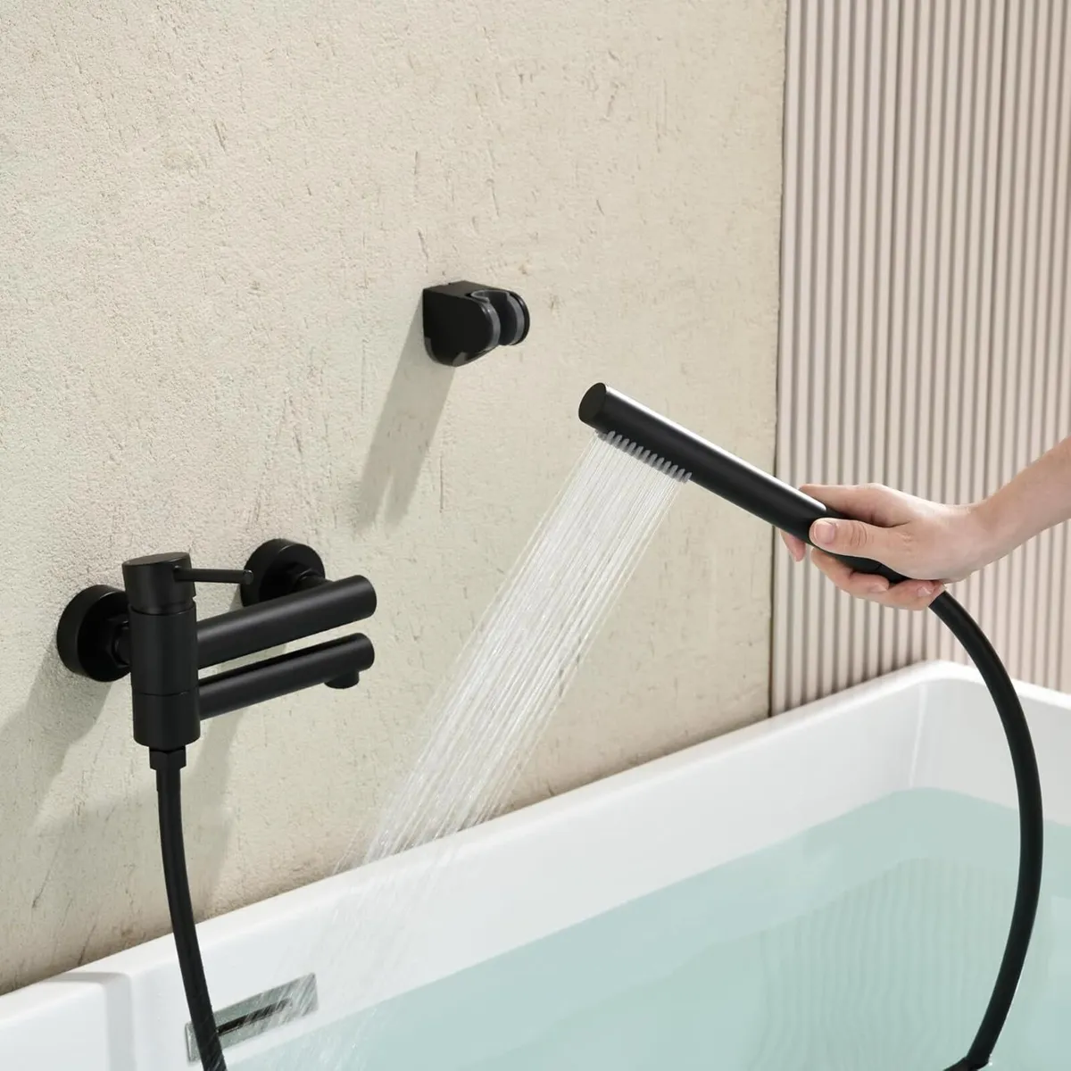 Wall Mounted Bath Shower Mixer Tap for Exposed - Image 3