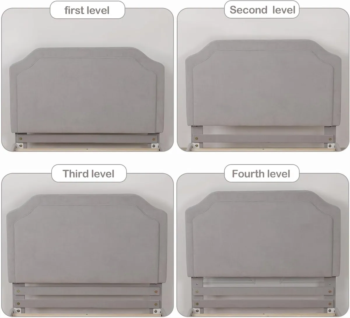 Velvet Wooden Kids Bed Children Frame - Image 3