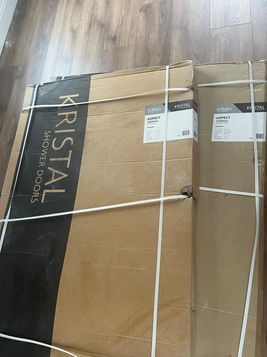 Brand New 1300mm Shower Door + 1000mm Side Panel - Image 2