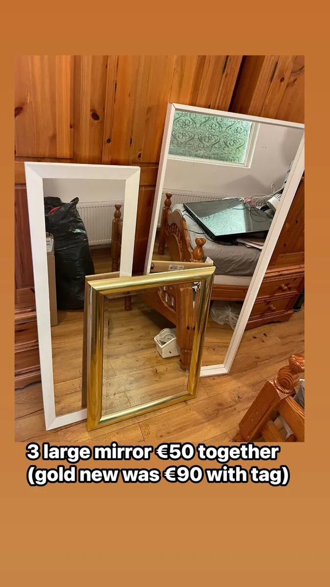 3 large mirorr bundle for €50 x3 together