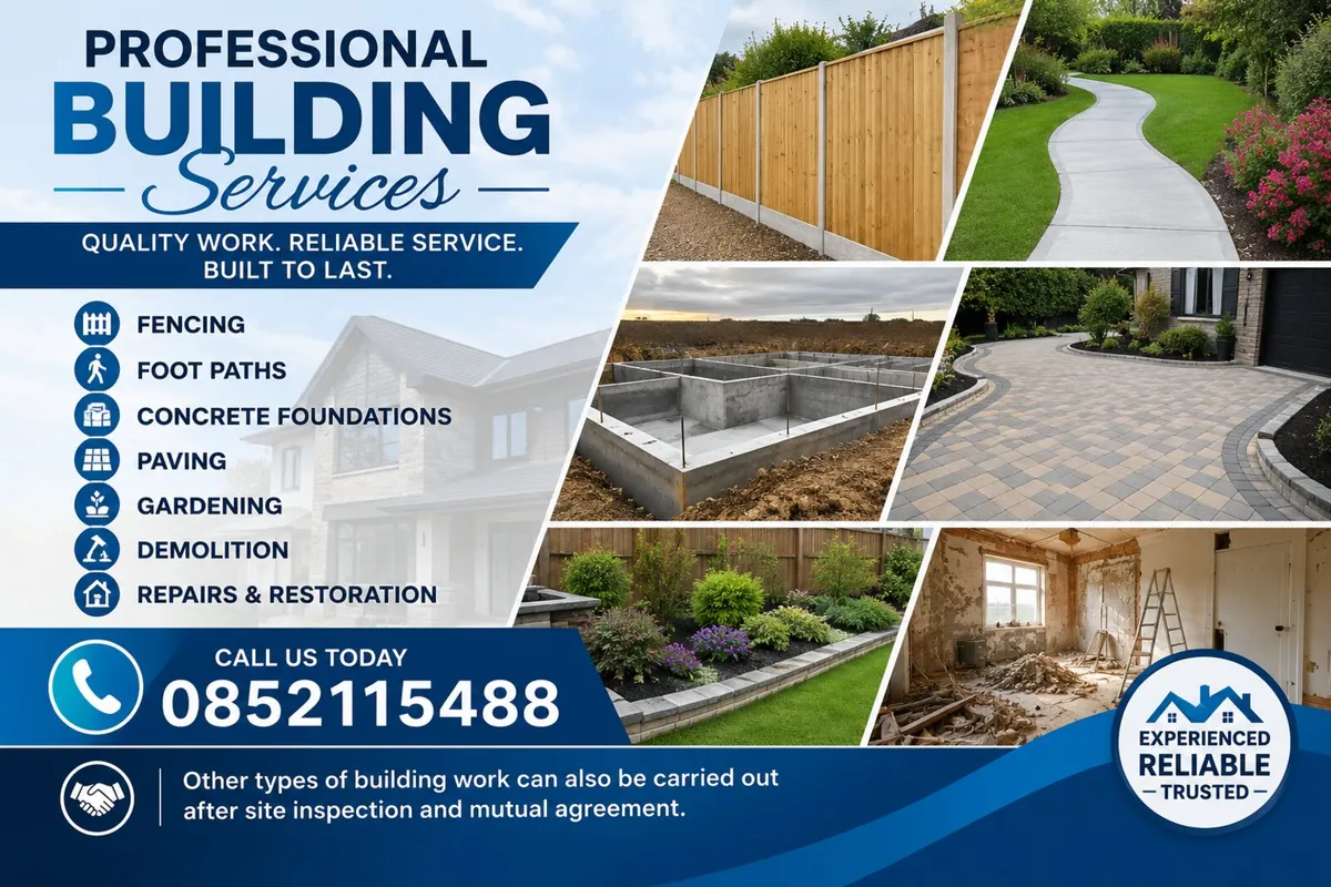 Construction services, Tradesmen - Image 1