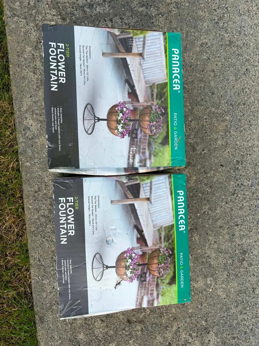 2 x new in box planters  flower pots set - Image 2