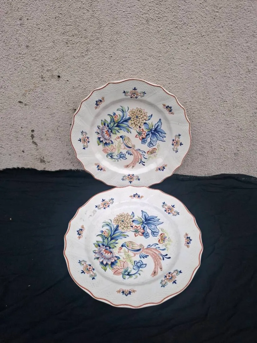 2 royal boch dinner plates postage possible - Image 1