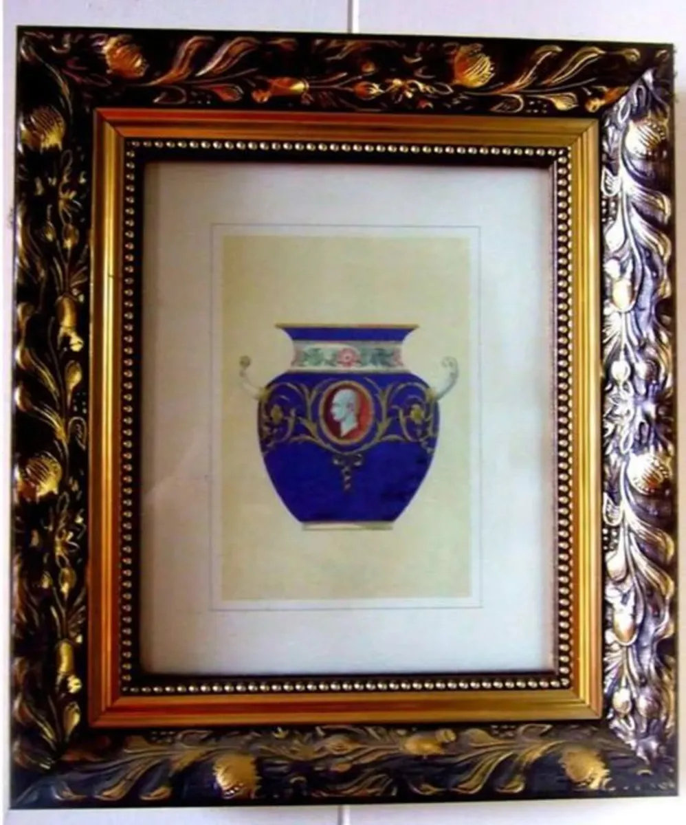 Set of 3 Matching Vintage Framed Classical Prints - Image 2