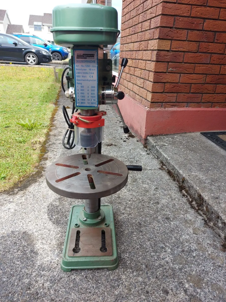 TableTop Bruder Mannesmann Werkzeuge Saulenbohrman - Image 3