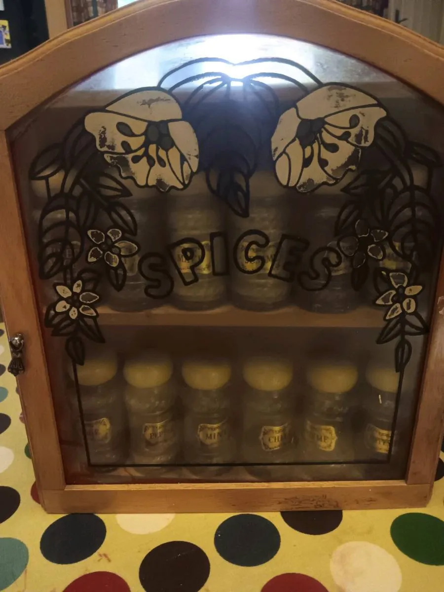 Vintage spice cabinet - Image 1