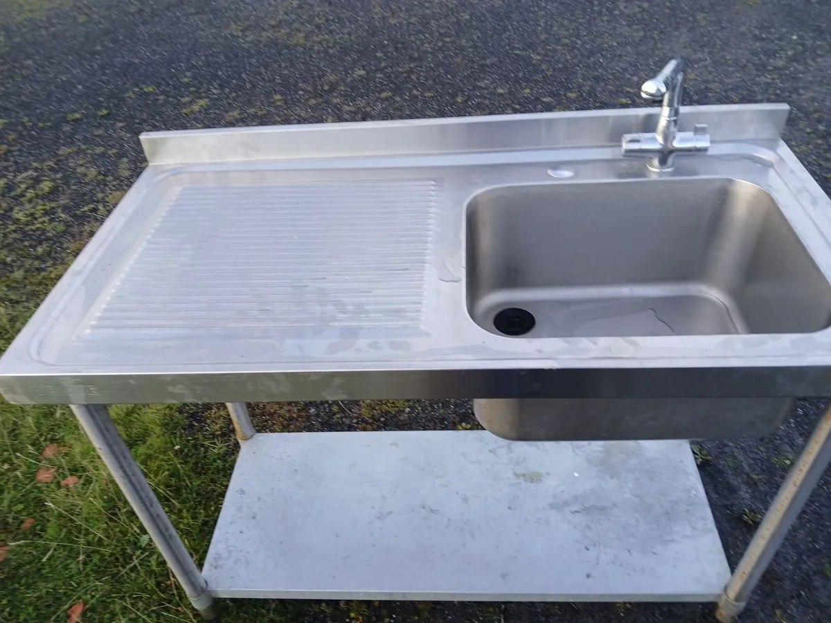 Staneless steel cabbinet sink unit complete - Image 4