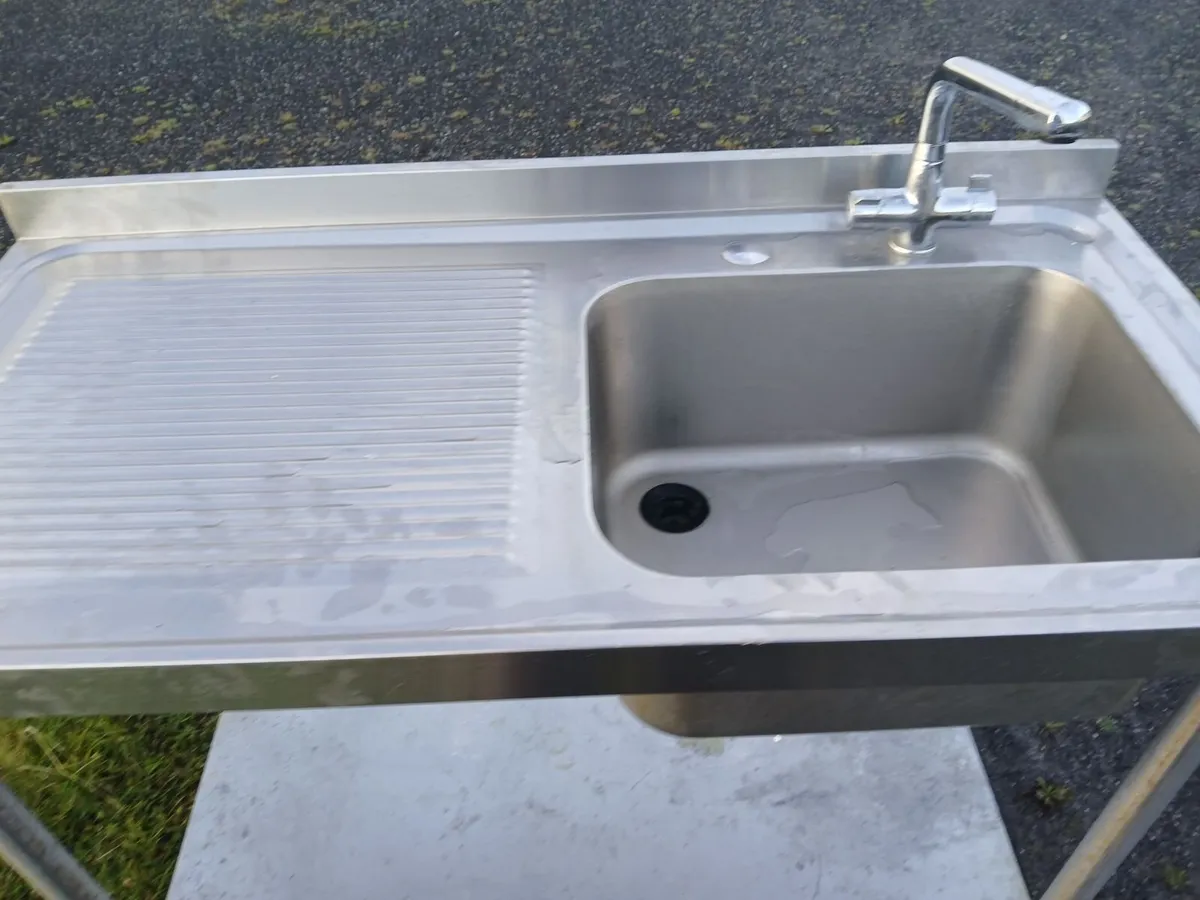 Staneless steel cabbinet sink unit complete - Image 3