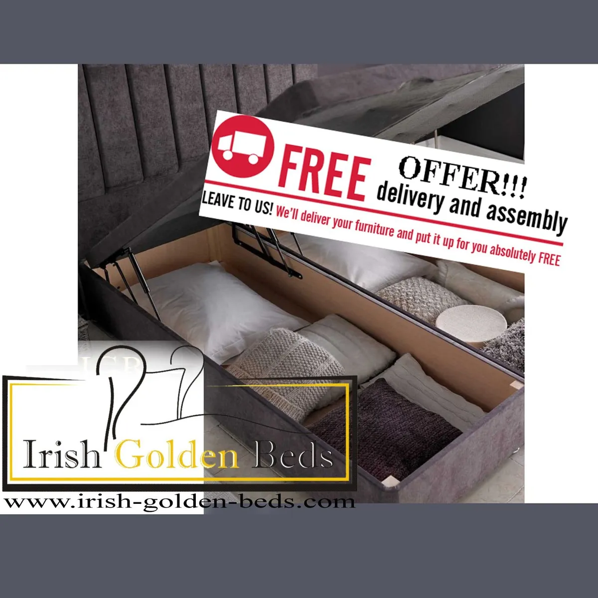 bed, bed, bed, free delivery - Image 3