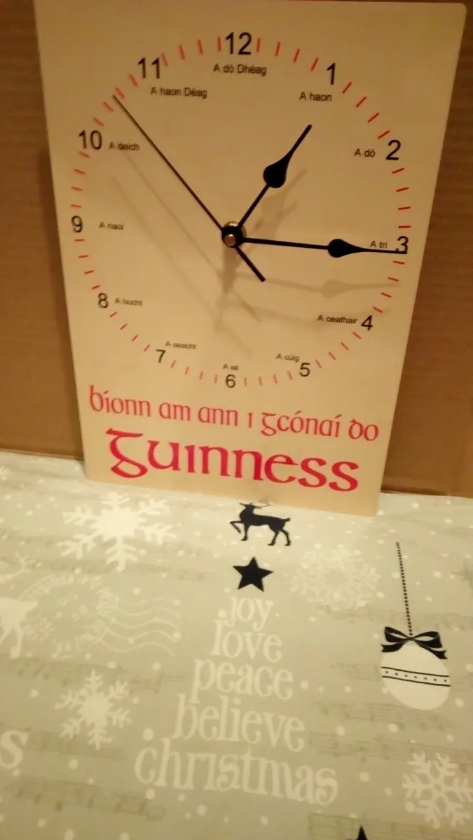 Guinness clock pub home or office - Image 1