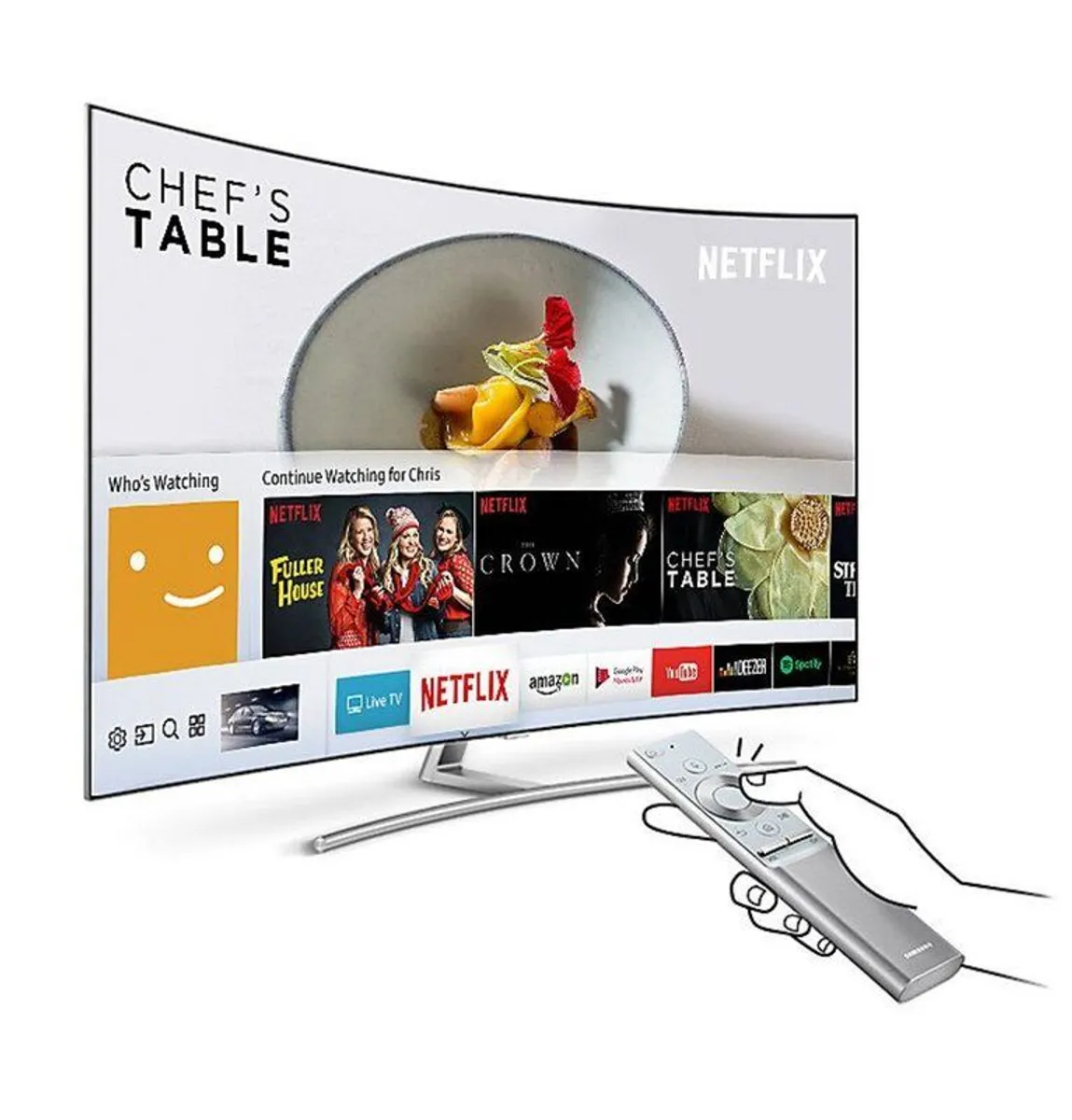 Samsung 65 inch curved TV - Image 4