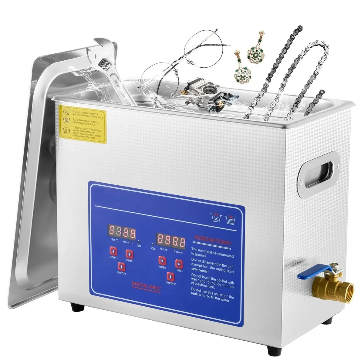 Ultrasonic Cleaner 6L Digital Cleaning Machine - Image 1