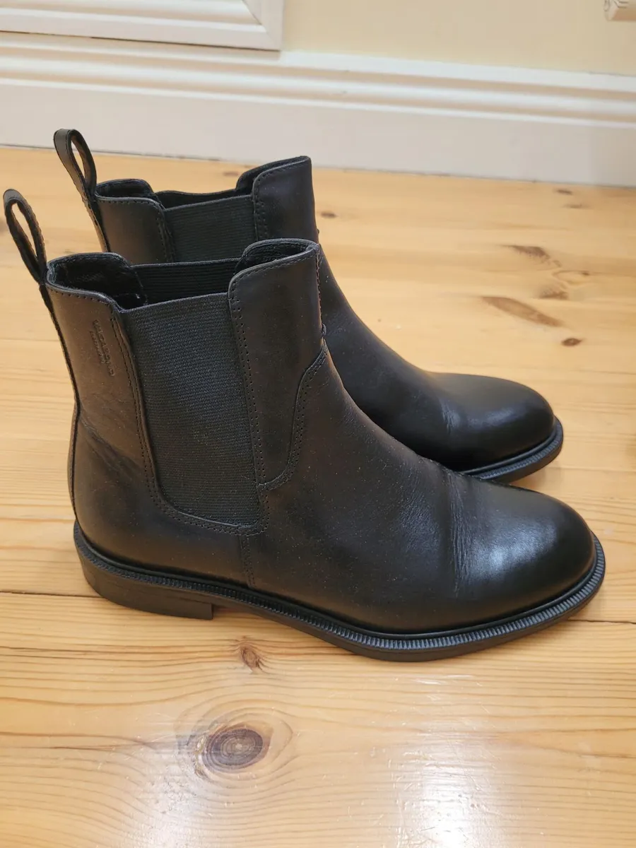 Womens Leather Ankle Boots - Image 4